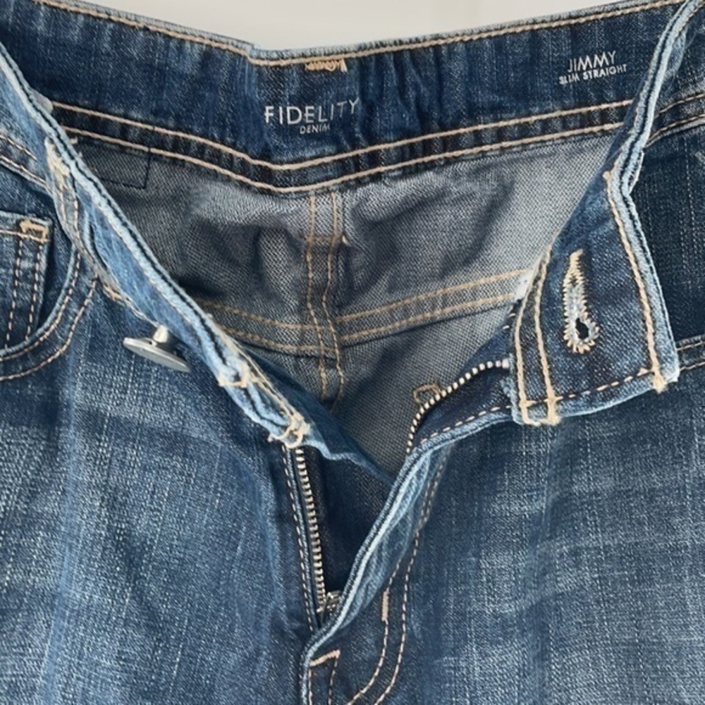 FIDELITY Jimmy Mystic Blu slim Straight Jeans - Picture 7 of 13